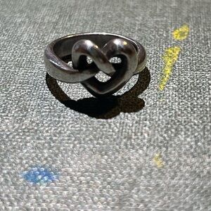 James Avery Silver Heart Knot Ring